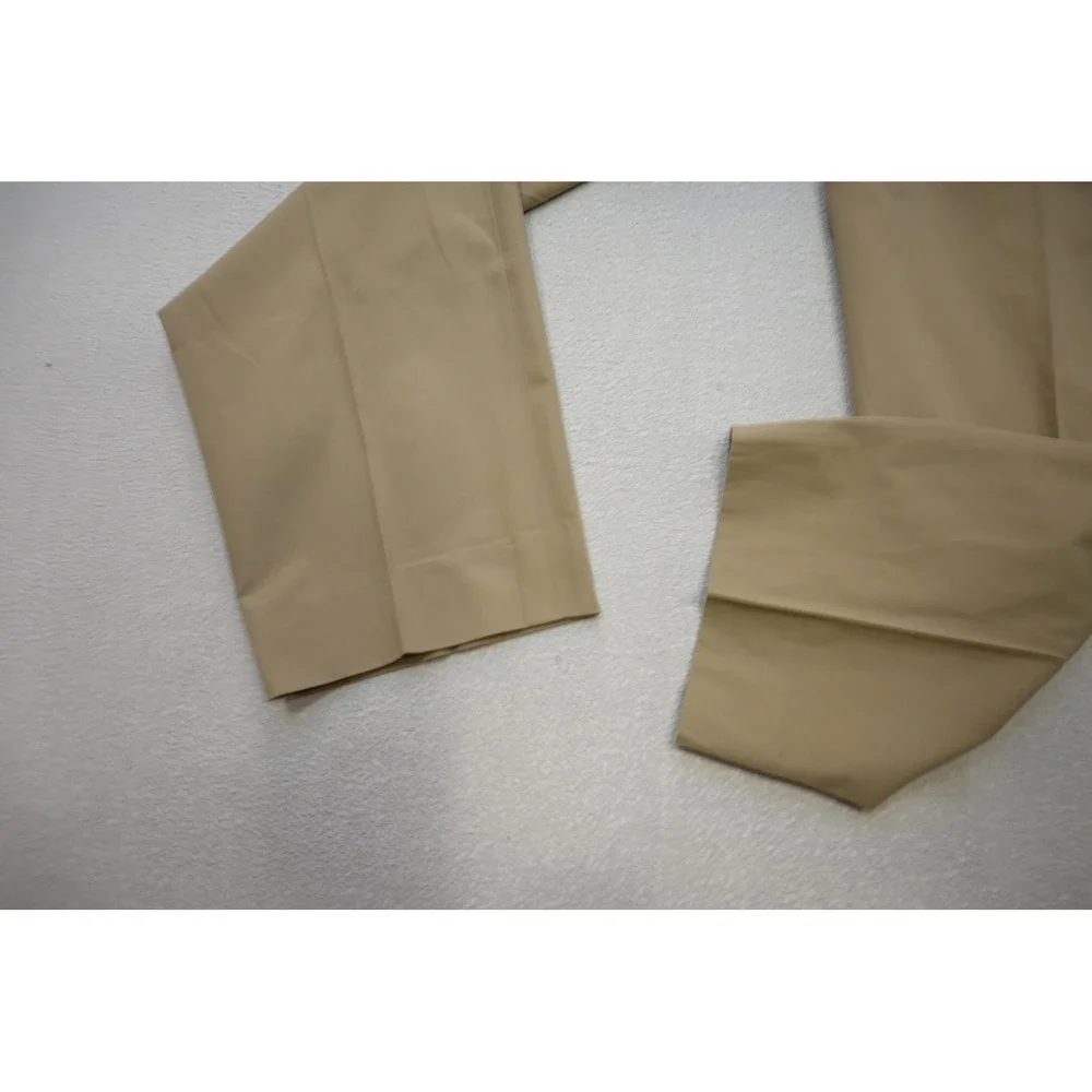 Jos. A. Bank 2 Piece Suit Mens 48XL 40x32 Tan Khaki Cotton Blend Two Button